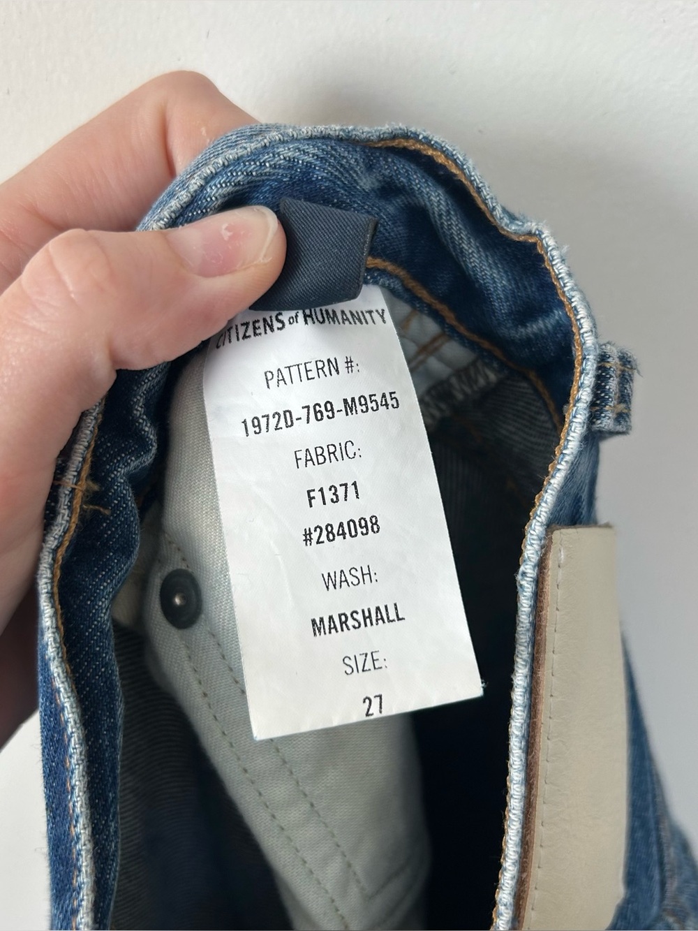 Citizens of Humanity Horseshoe Jean in Marshall Size 27 - Picture 9 of 10